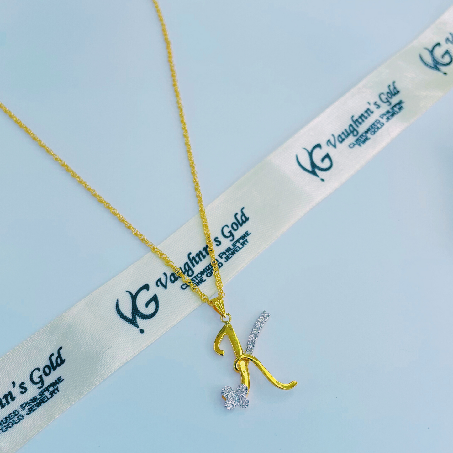 Initial K Necklace