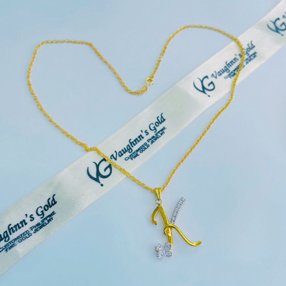 Initial K Necklace