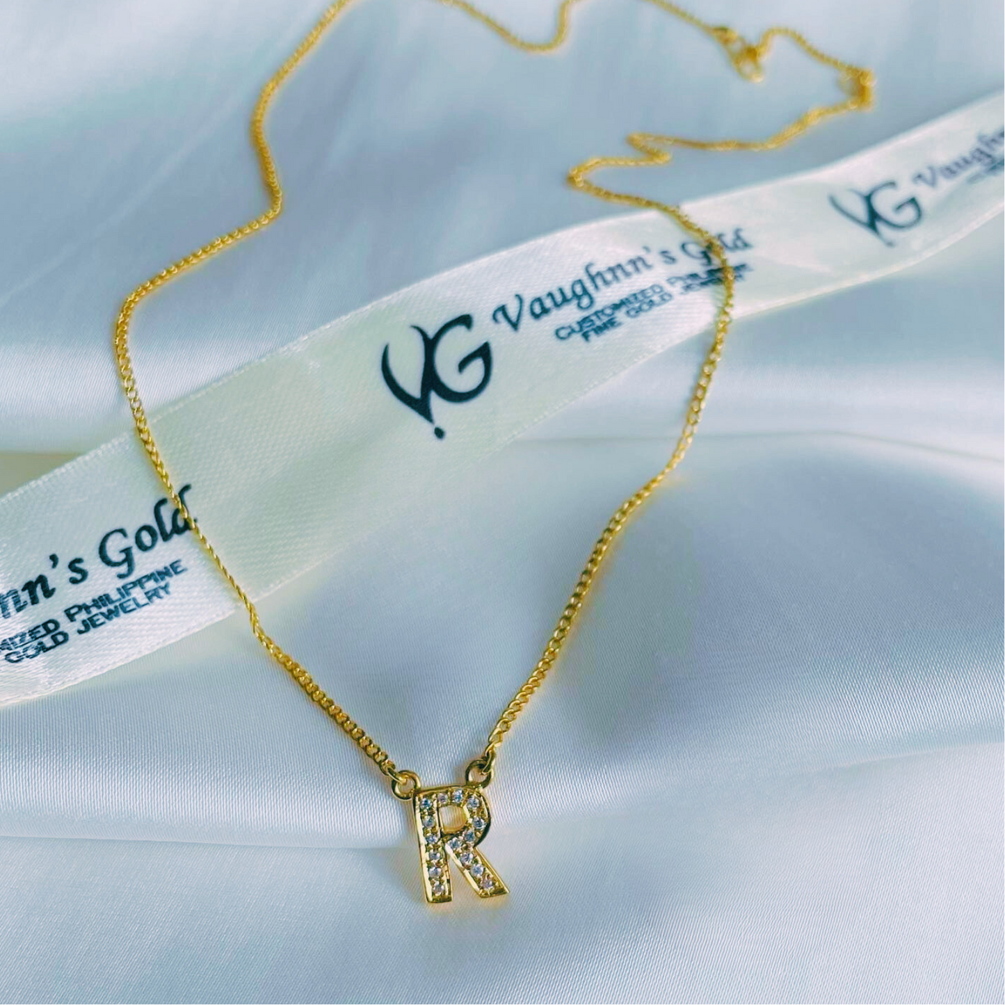 Initial R Necklace