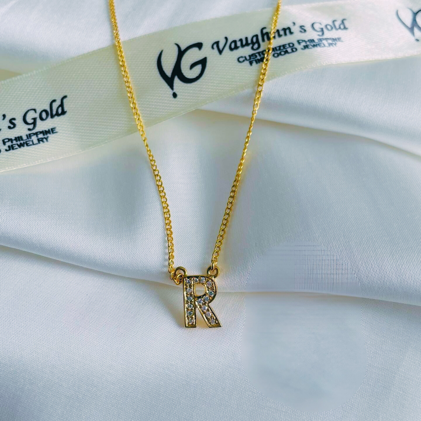 Initial R Necklace